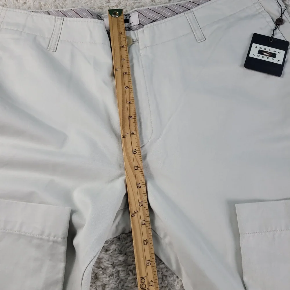 Joseph Abboud Chino Pants Mens Size 42x31* Tan NEW Tailored Fit Cotton Trousers